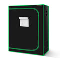 4x2 Grow Tent, 48"x24"x60'' High Reflective 600D Diamond Mylar Canvas with Observation Window and Floor Tray for