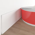 Vinyl Wall Base Baseboard Molding Trim 4" Flexible Self Adhesive Rubber Wall Base Moulding Trim Peel and Stick