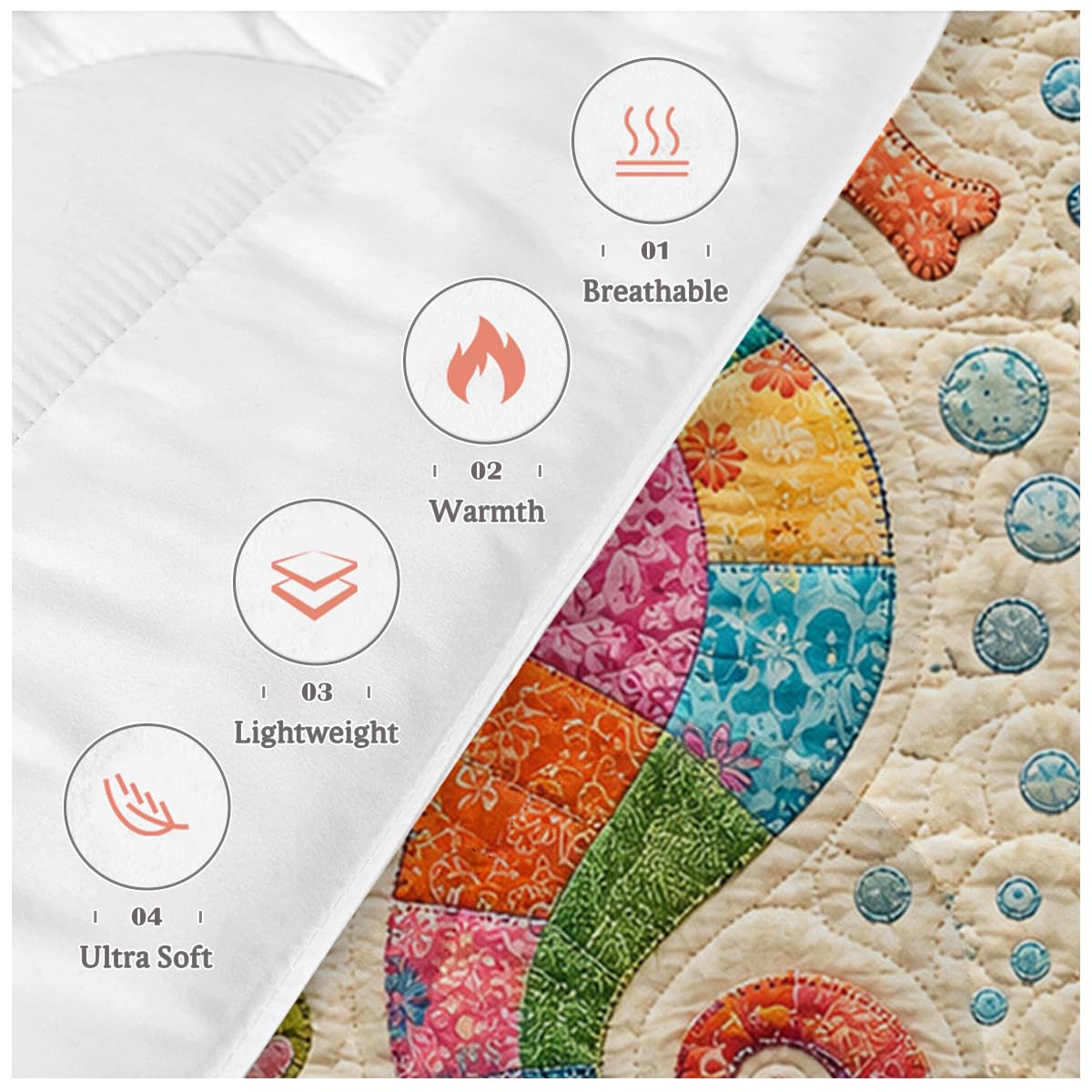 Ocean Seahorse Comforter Colorful Comforter Set