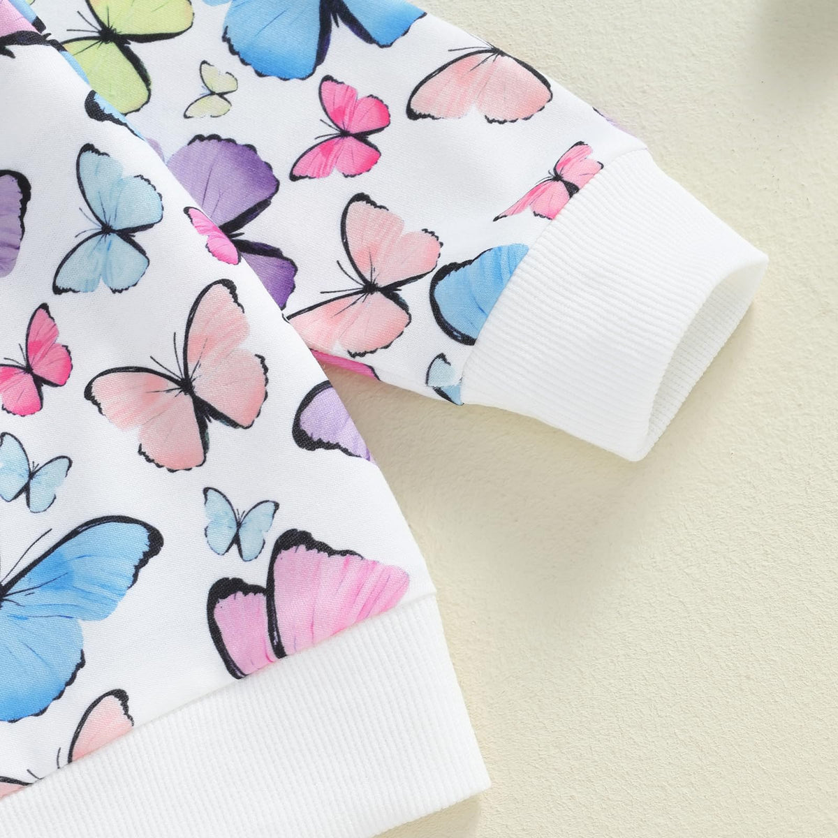 Toddler Baby Girl Fall Winter Outfit Butterfly/Strawberry Sweatshirt Pants Set Cute Clothes 3 6 9 12