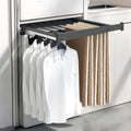 Pull Out Trousers Rack for Closet, 11 Rods, 66lb (23.6-33.5in)