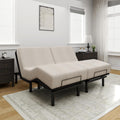 Split King Adjustable Bed Frame Base, Quiet Motor & Easy Assembly