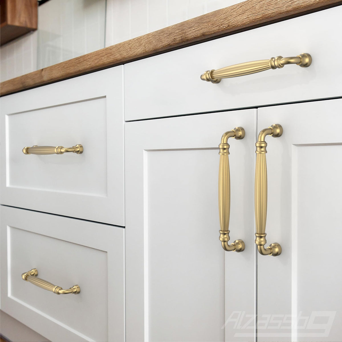 5" Champagne Bronze Cabinet Pulls and Handles 10 Pack