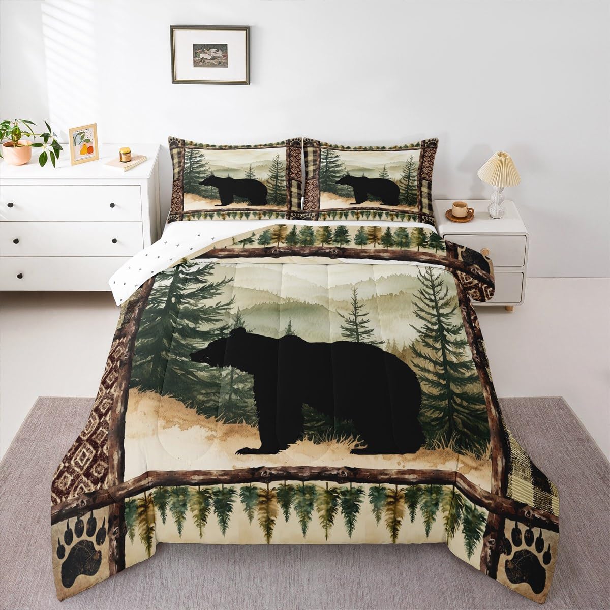 Nature Wildlife Bear Duvet Quilt