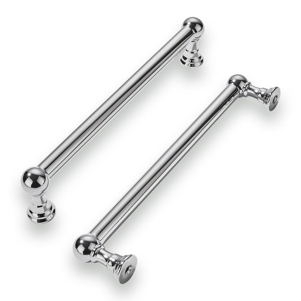 10 Pack 6-1/4 Inch Hole Center Polished Chrome Cabinet Pulls Heavy Duty Solid Cabinet Handles cabinets Dressers