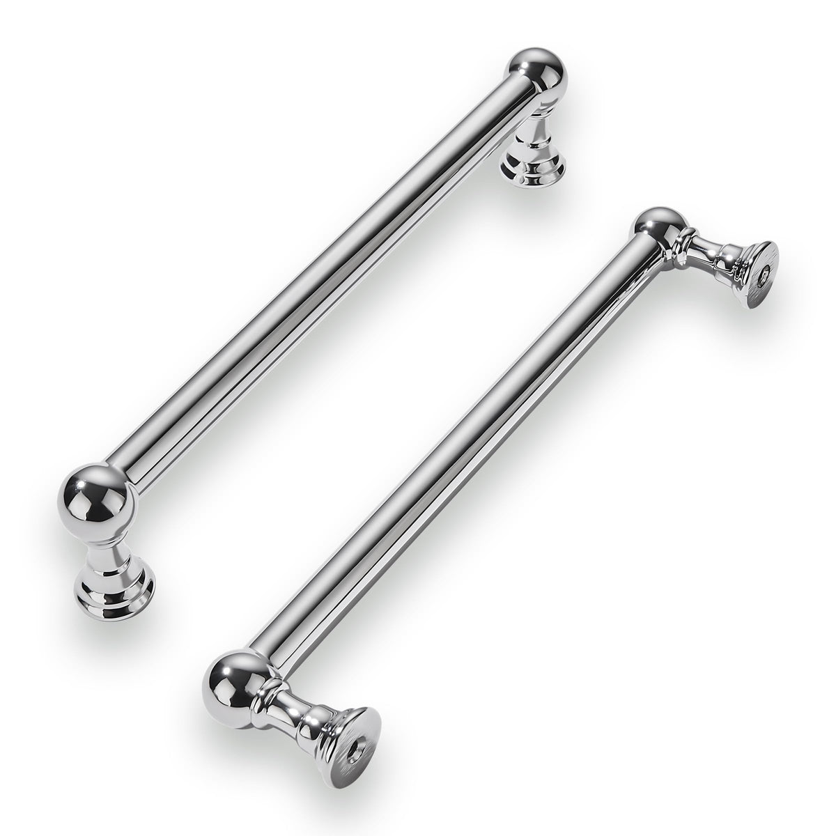 10 Pack 6-1/4 Inch Hole Center Polished Chrome Cabinet Pulls Heavy Duty Solid Cabinet Handles cabinets Dressers
