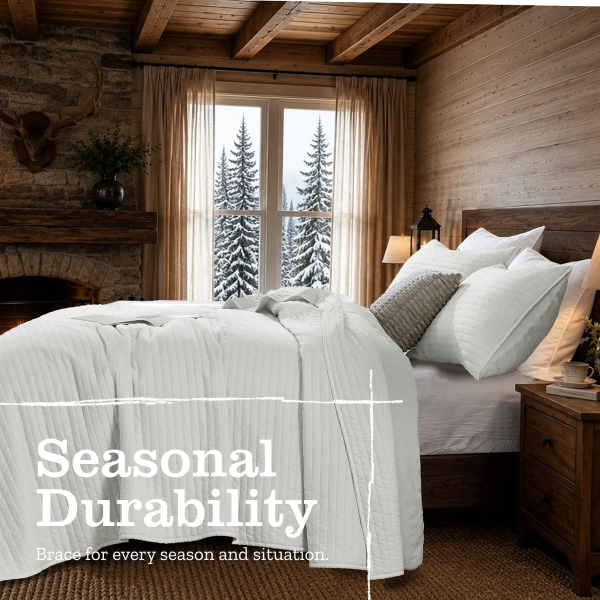 Quilt Bedding Set with Shams