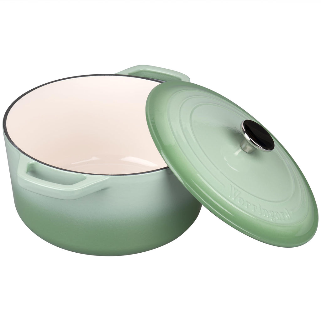 Enameled Cast Iron Dutch Oven Pot with Lid, for Bread Baking, Round Bread Oven- include Sourdough Bread Baking