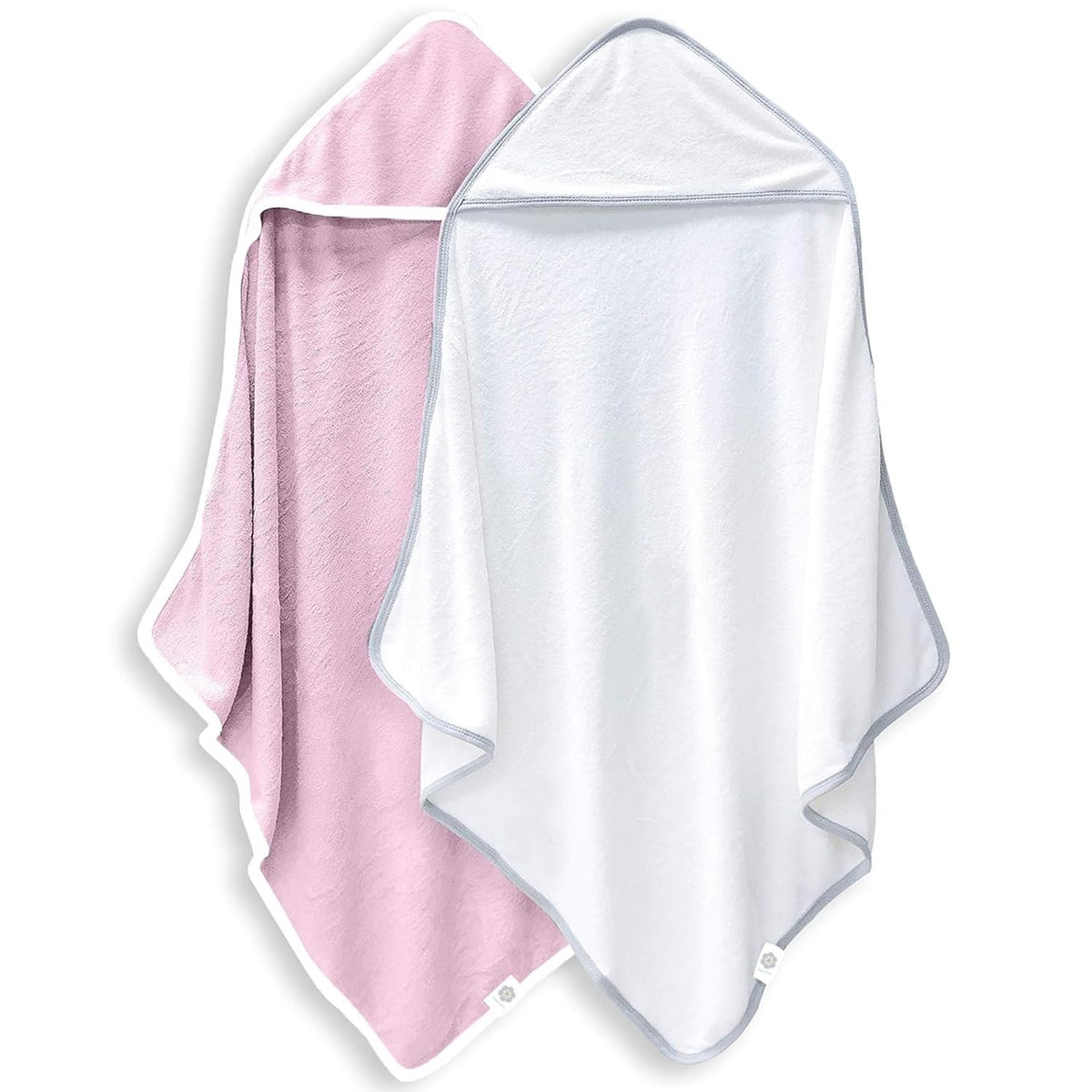 2 Pack Baby Bath Towel - Rayon Made from Bamboo, Ultra Absorbent - Ultra Soft Hooded Towels for Kids - X Large Size