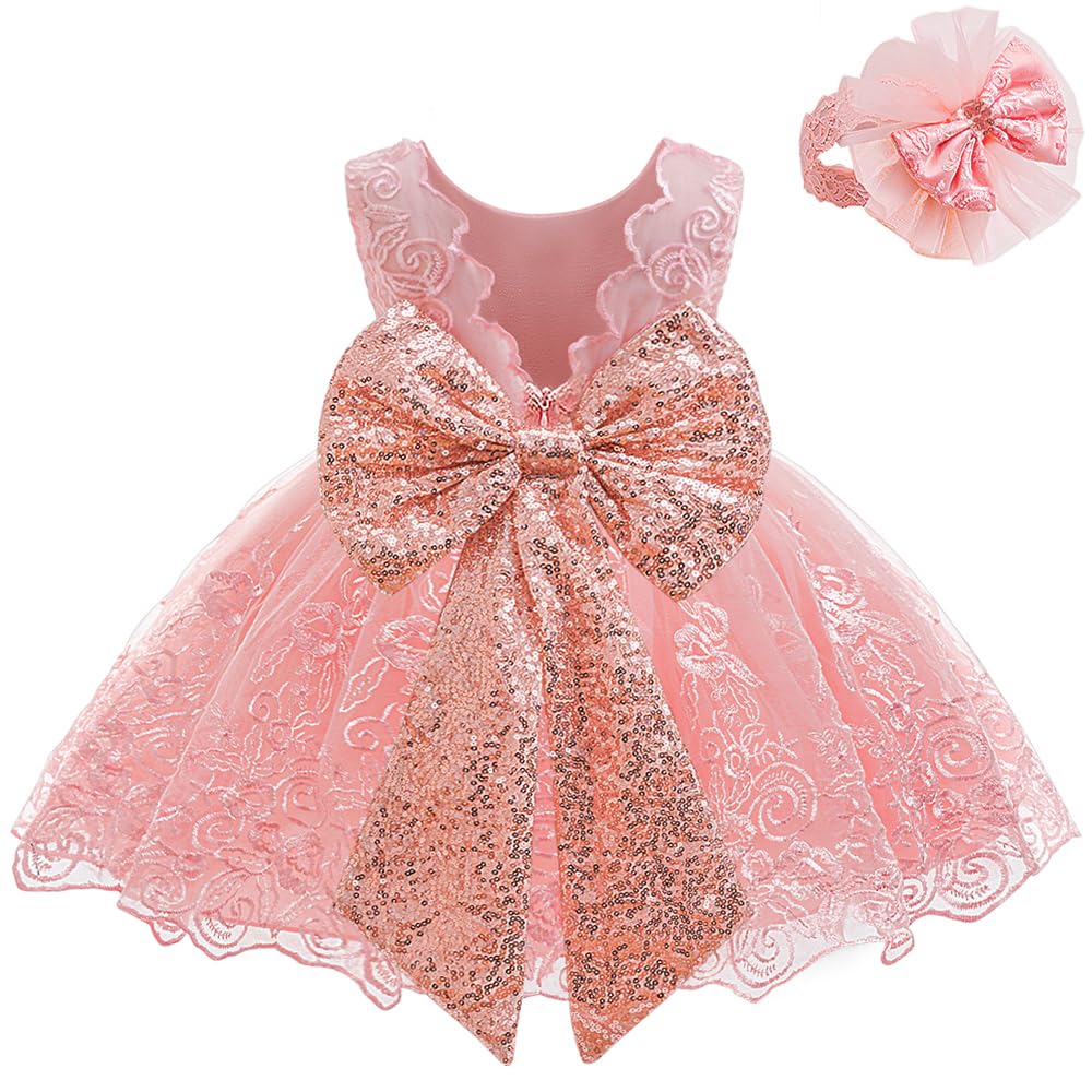 Toddler Flower Girl Dress,Baby Girl Formal Dress for Girl Baby Dress18M