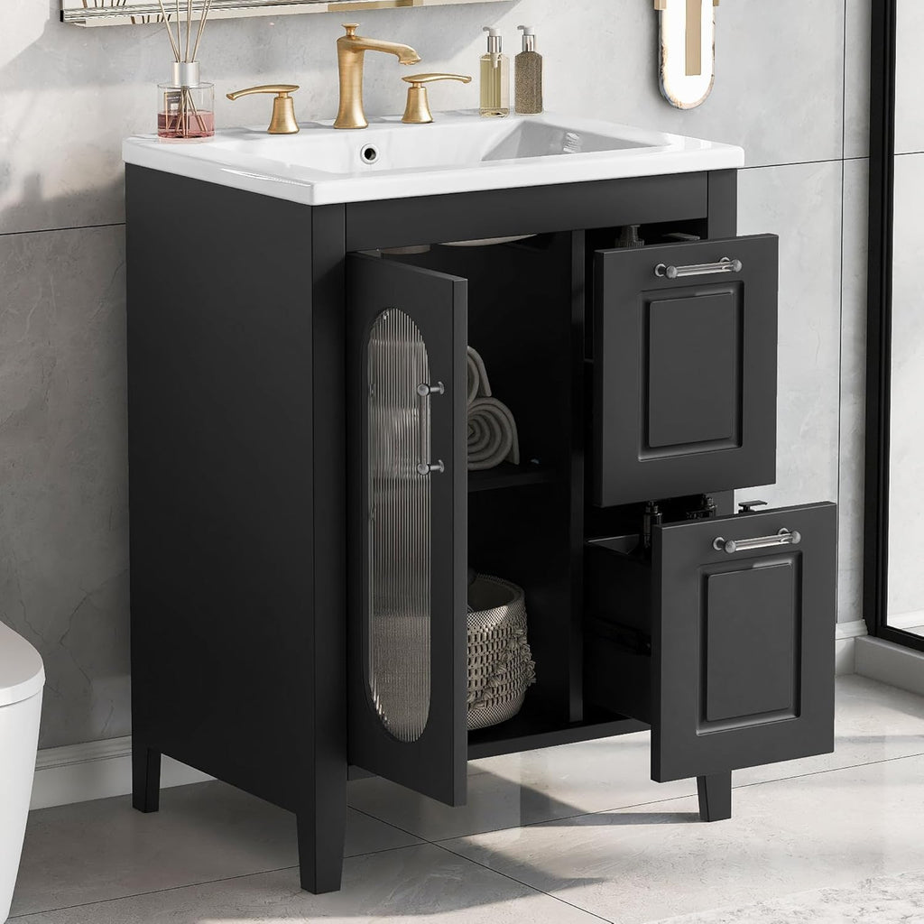 24" Bathroom Vanity with Sink