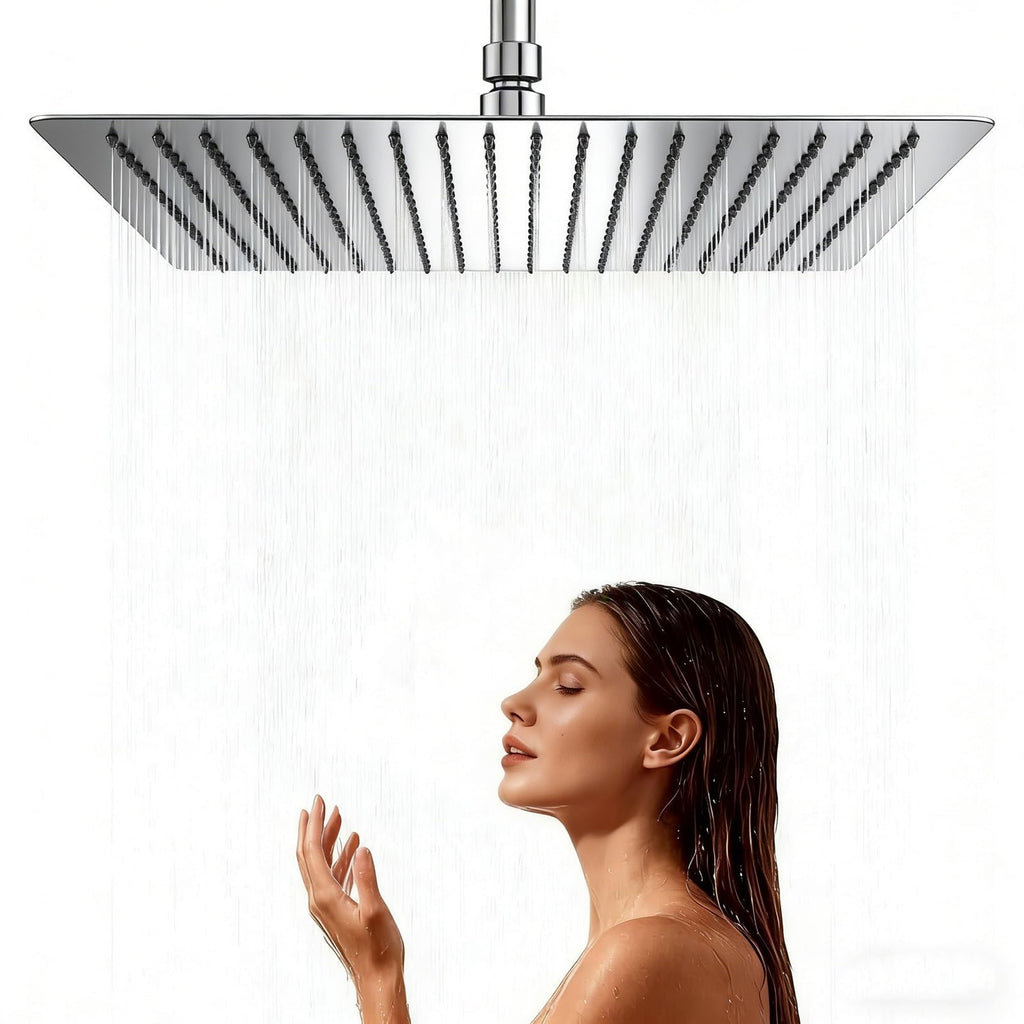 16 Inch Rain Shower Head,Rainfall Showerhead,Chrome