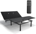Adjustable Bed Base with Remote, Electric Reclining Bed with Head & Foot Incline, LED Under-Bed Lighting and Dual USB
