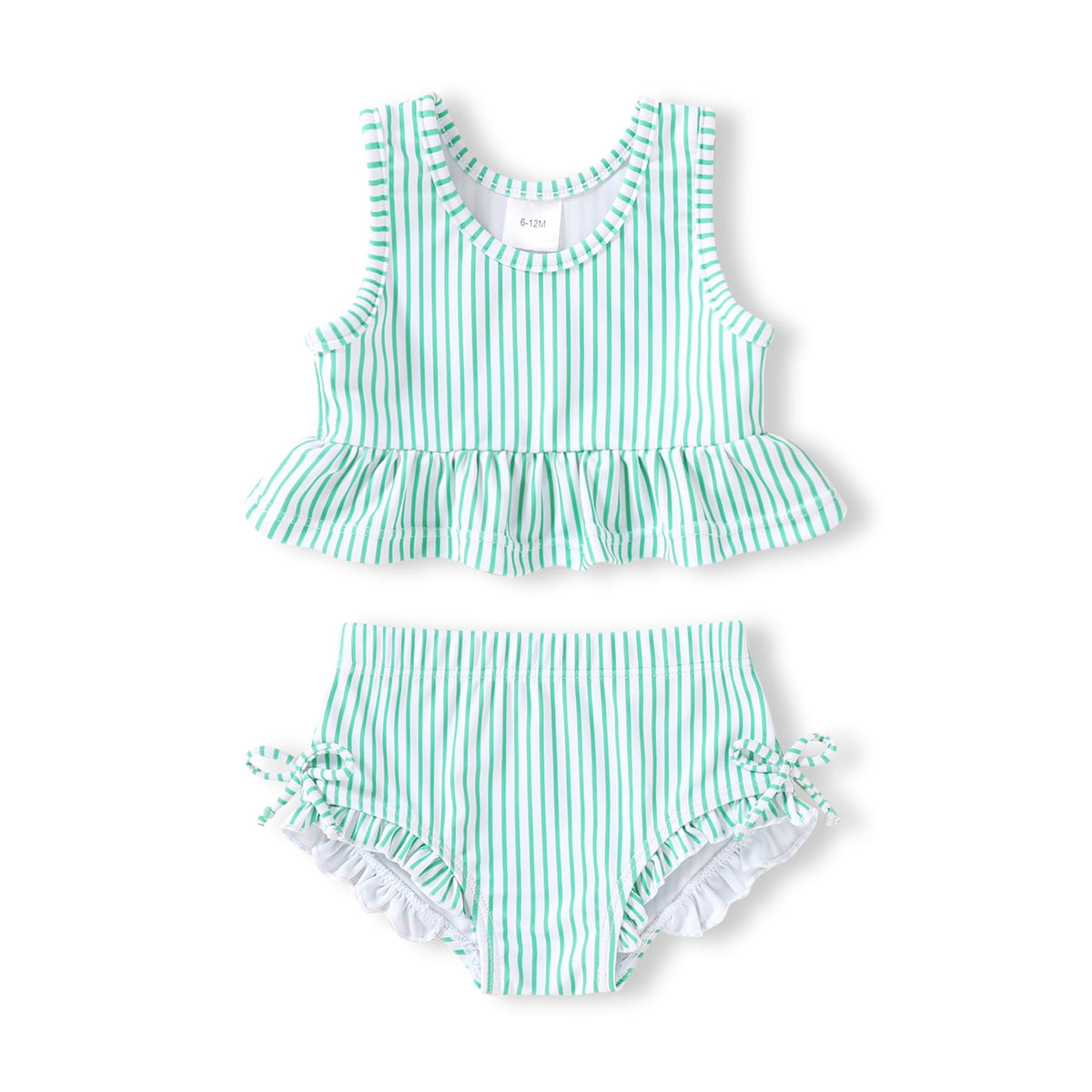 Baby Swimsuit Toddler Girl Bathing Suit Summer Stripe Bikini Set Beach Two Piece Swim Wear