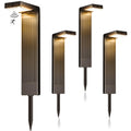 Motion Sensor Solar Pathway Lights Outdoor,6 Working Modes,4 Pack