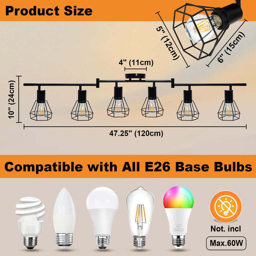 Track Lighting, Directional Rotatable Ceiling Light Fixture