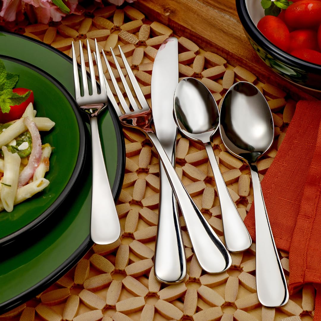 Annapolis 20 Piece Flatware Set service for 4 stainless steel 18/10 Made in USA