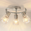 Ceiling Light Fixture Adjustable Modern Chrome Track Lighting