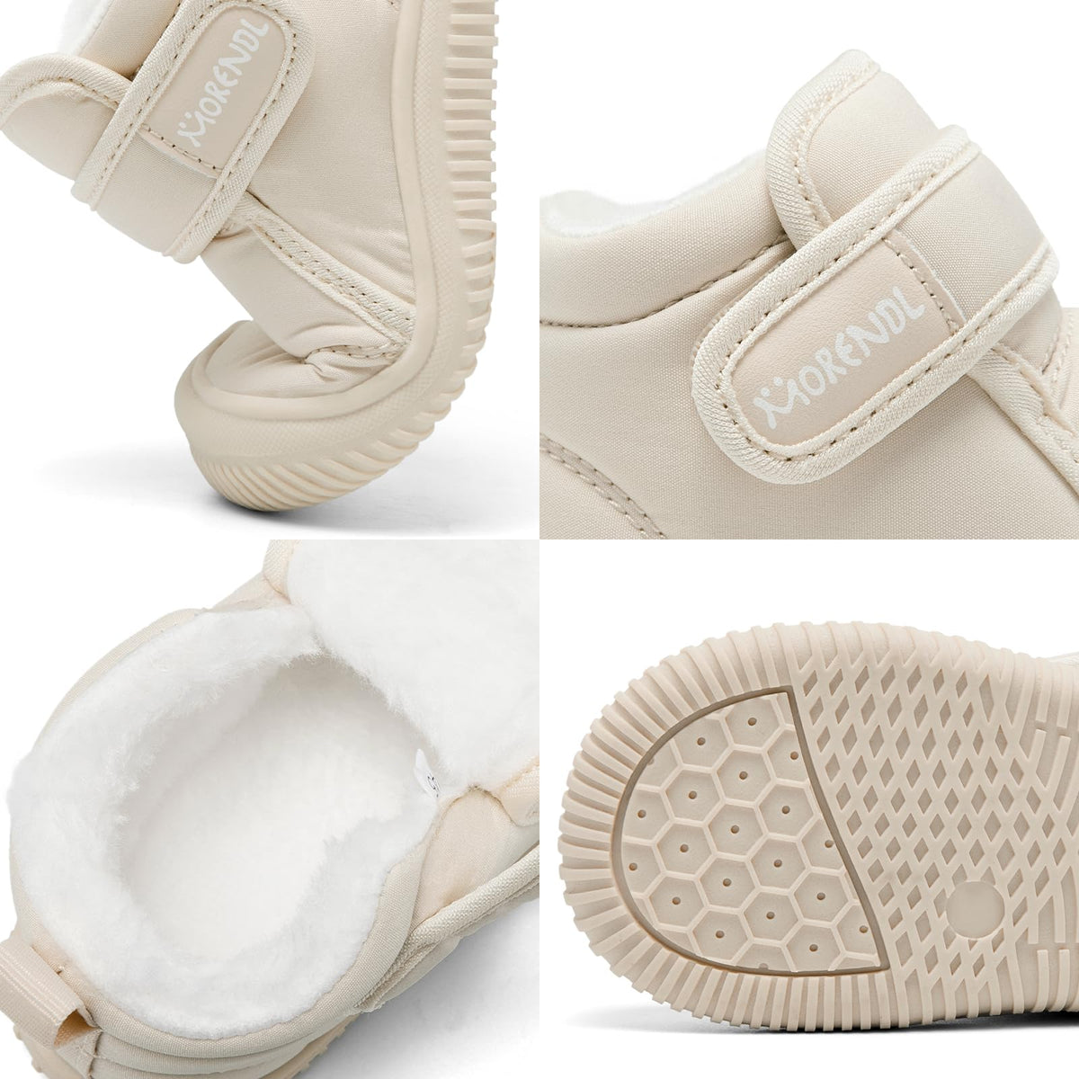 Baby Winter Snow Boots for Infant Boys Girls Toddler Water-Resistant First Walker Shoes Warm Lining Soft Sole