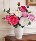 3 Bouquets Peonies Artificial with 22'' Long Stems, Latex Real Touch Faux Peony, Fake Peonies Bouquet for Table