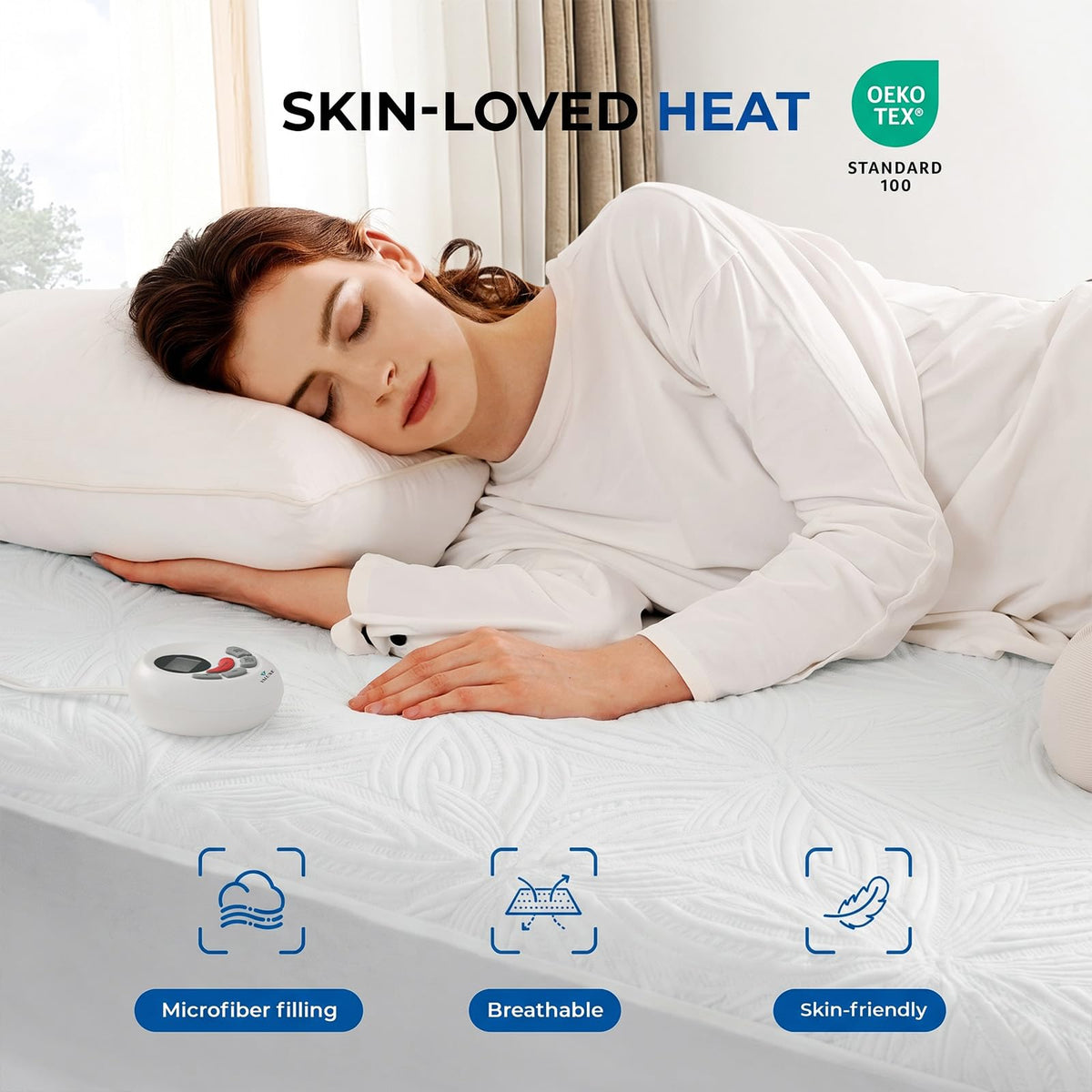 Heated Mattress Pad 12 Heat Settings Electric Bed Warmer