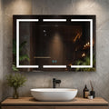 LED Lighted Bathroom Medicine Cabinet Mirror, Defogger, 48x32 | Bathroom Storage Cabinet, Medicine Cabinets