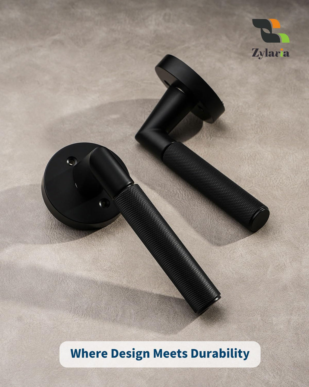 2 Pack Matte Black Dummy Interior Door Handle