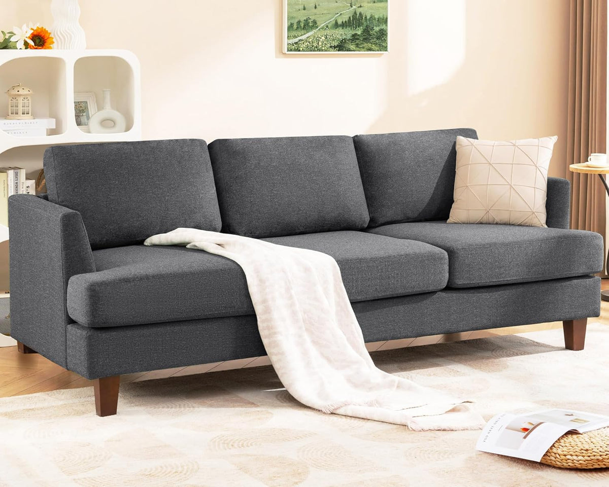 3 Seater Sofa Couches, 89" Deep Seat Couch