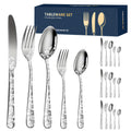 Silverware Set, 20 Piece Stainless Steel Flatware Set, Silverware Set for 4,Mirror Polished Cutlery Set, Tableware