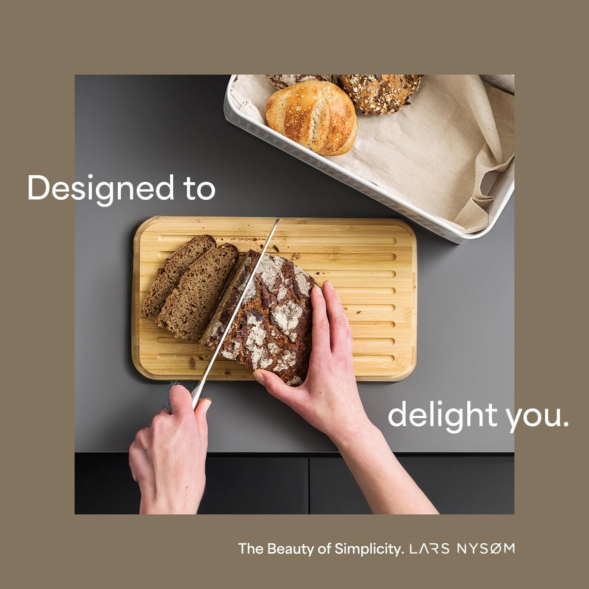 Countertop - Stainless Steel Bread Storage
