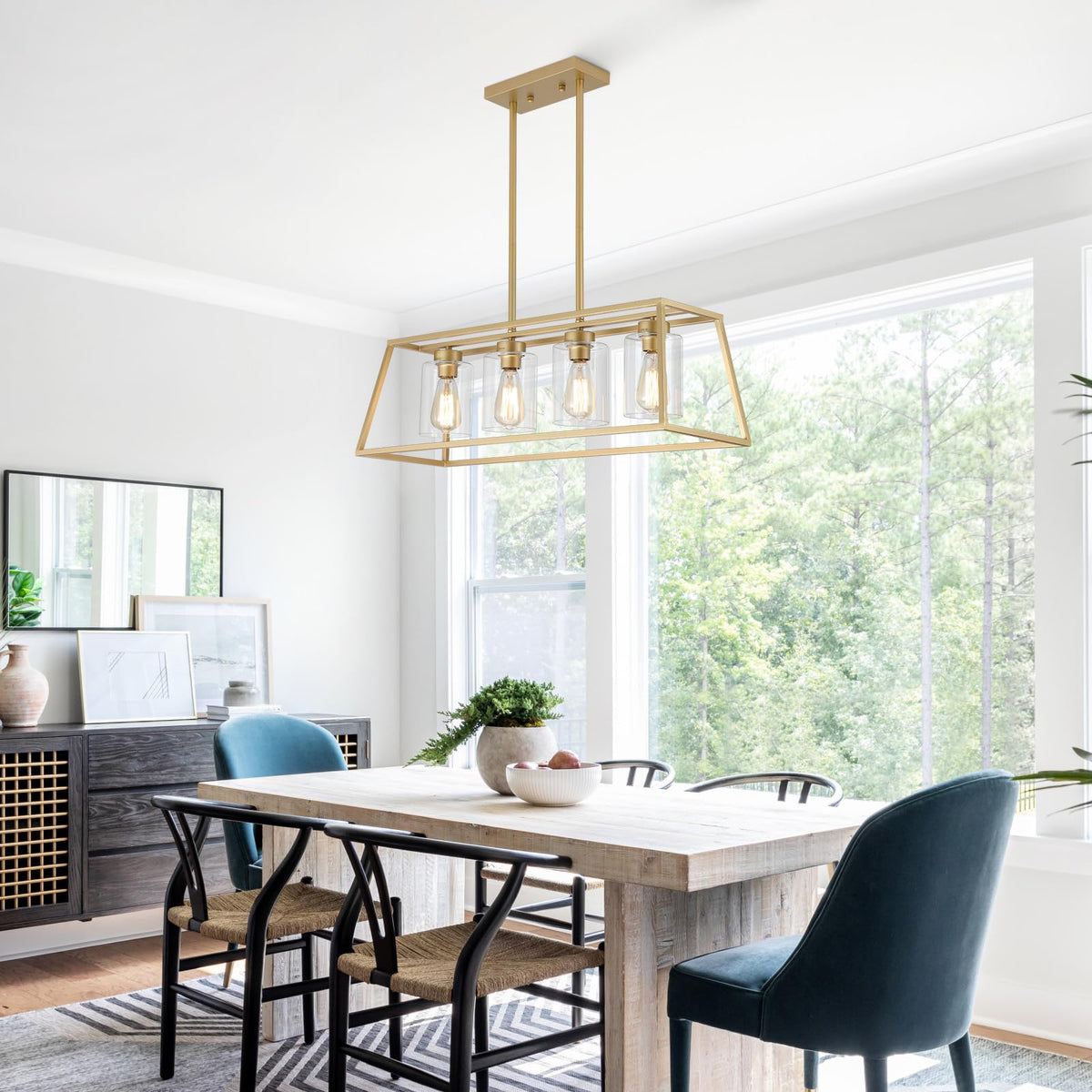 Gold Chandeliers Island Light Fixture