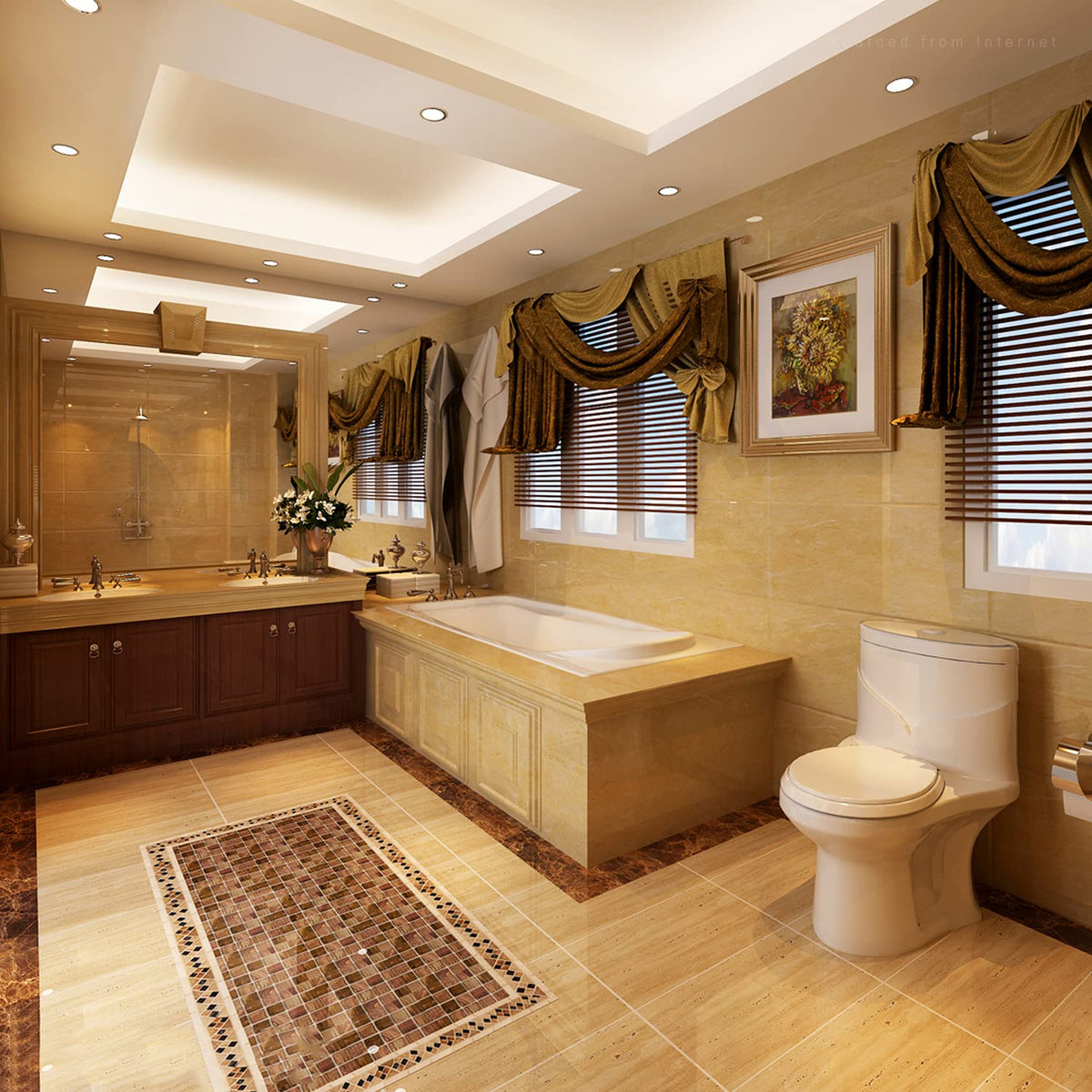6 Inch Recessed Light Trim, Satin Nickel