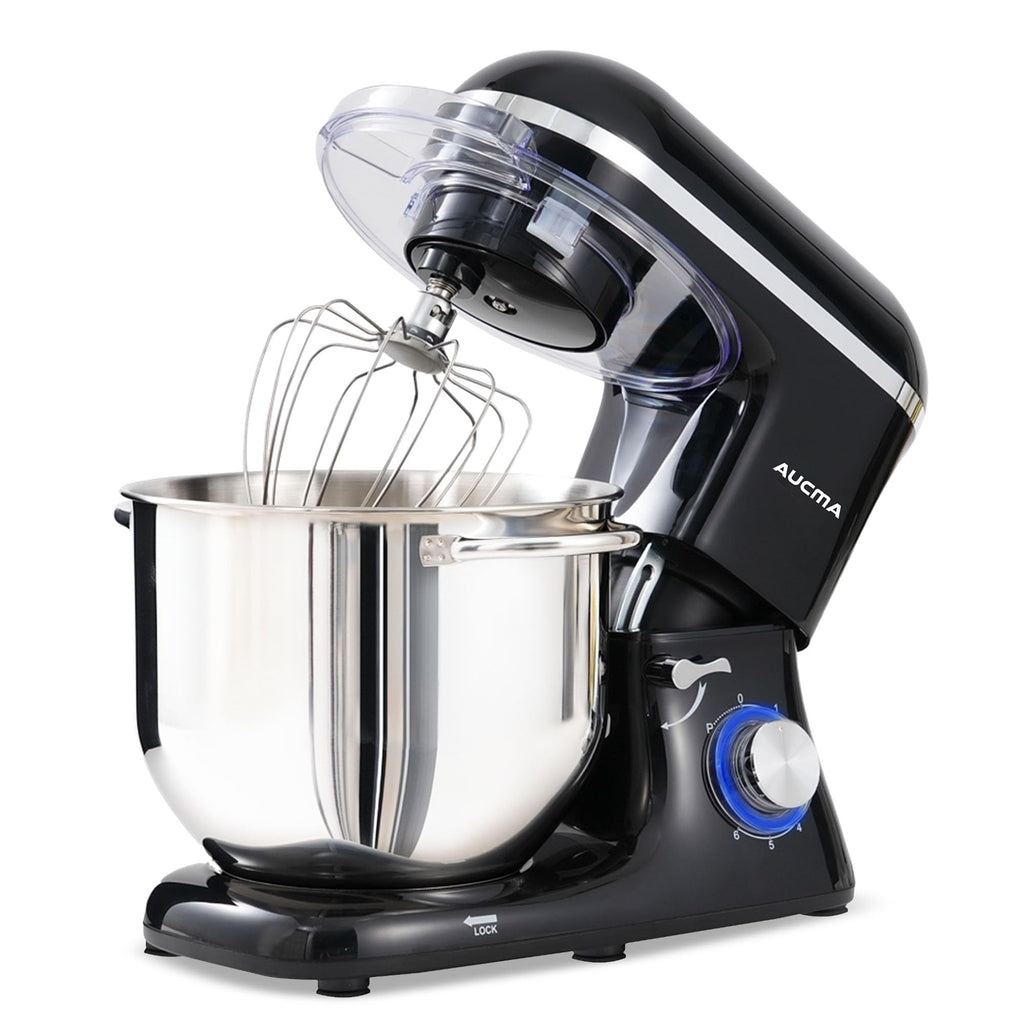 Stand Mixer,8QT 900W 6-Speed Tilt-Head Food Mixer, Kitchen Electric Mixer with Dough Hook, Wire Whip & Beater