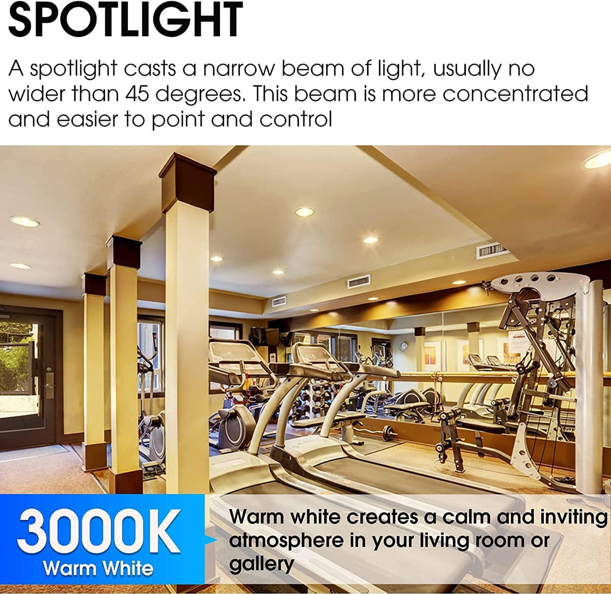 Energetic PAR38 LED Flood Light Outdoor Bulb, 3000K Warm White, 90 Watt Equivalent, Wet Rated, 900LM, E26 Base