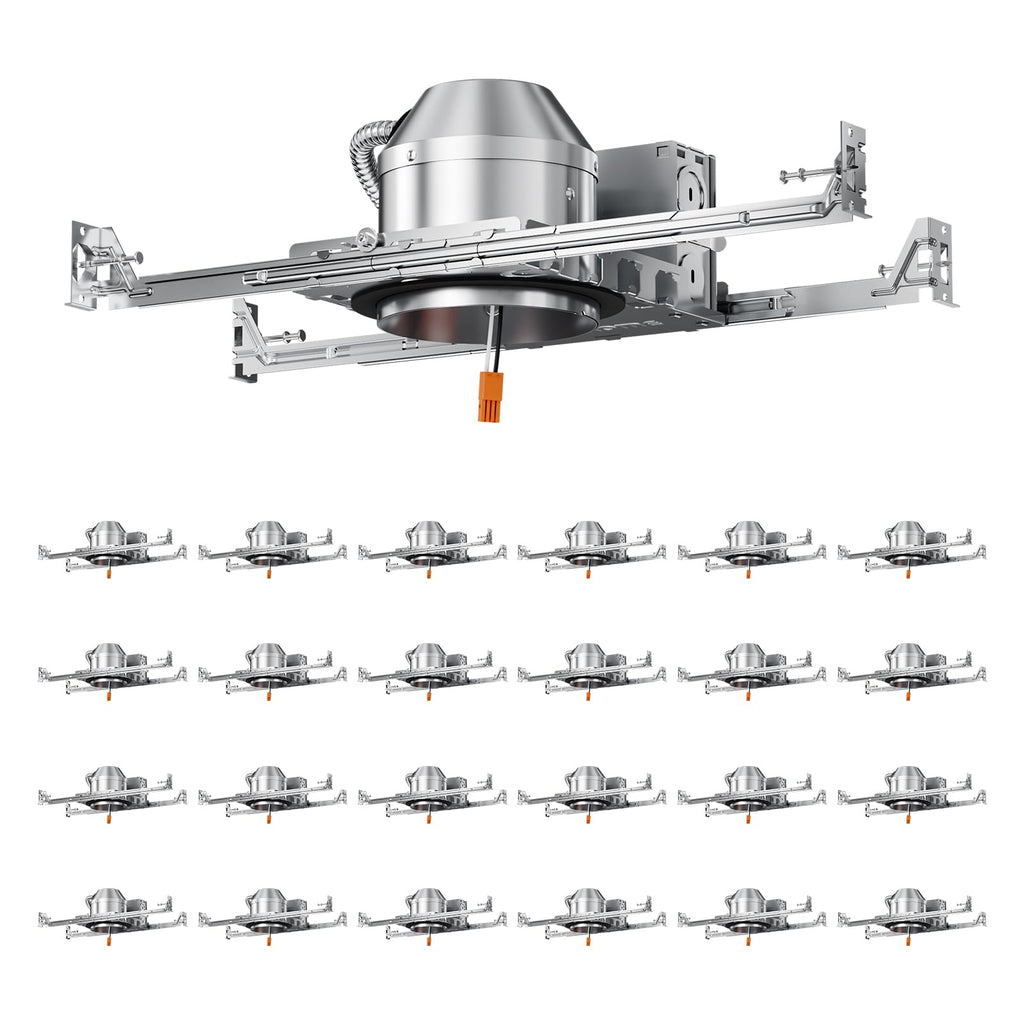 24 Pack 4 Inch Recessed Lighting Housing,Can Light Housing