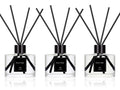 Reed Diffuser Set of 3 Air Fresheners, Oil Defusers Sticks | Cashmere & Vanilla, Lemon, Eucalyptus & Mint Scent(1.7 fl