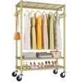 R3 Portable Closet for Hanging Clothes Rolling Clothes Rack