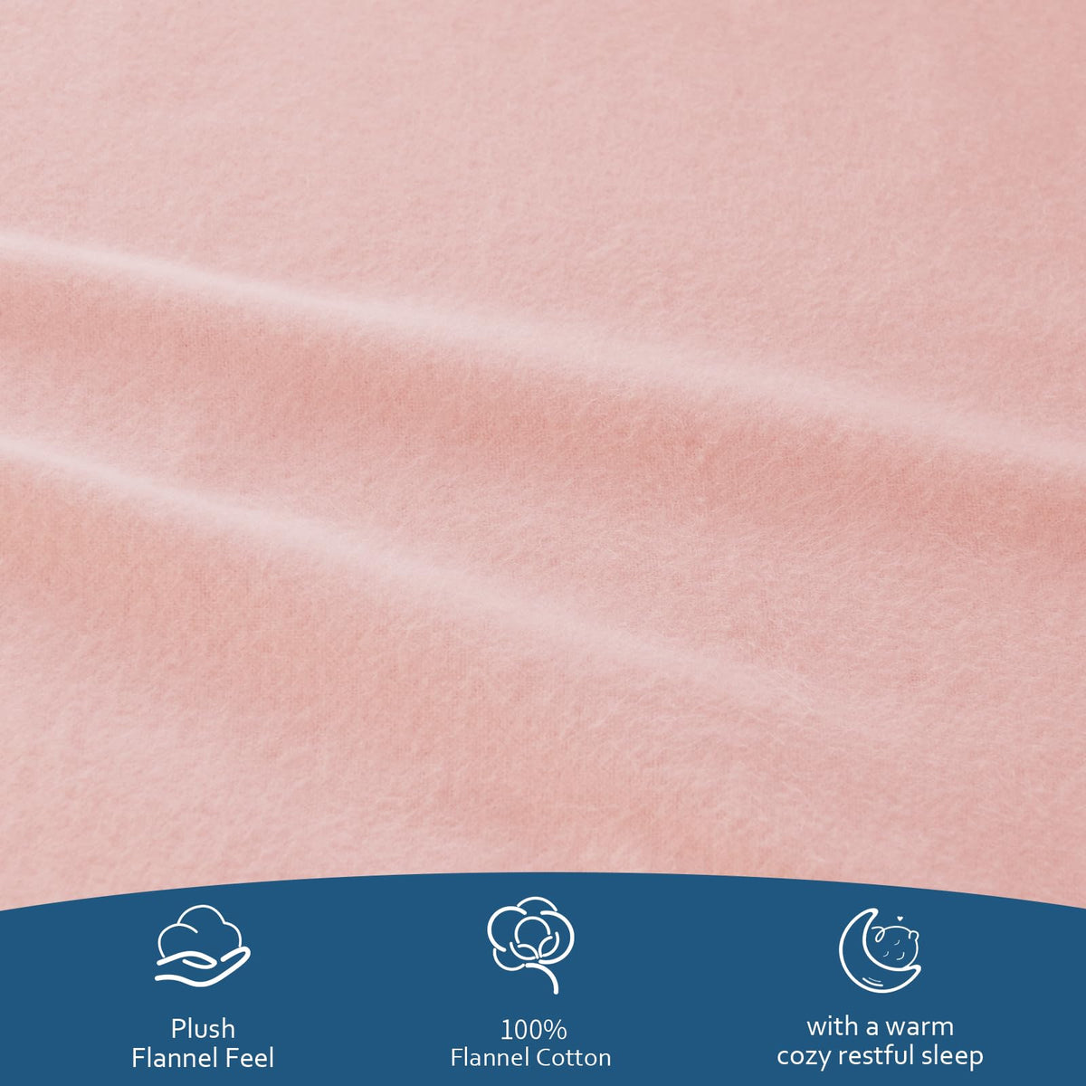 Flannel Sheets Flannel Sheet Set Pink, Premium Brushed