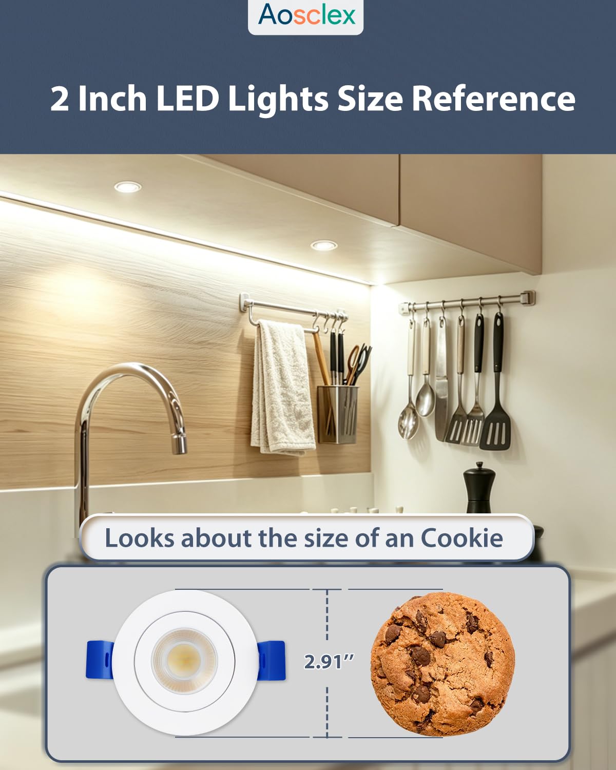 12 Pack 2 Inch Adjustable Gimbal 5CCT Recessed LED Light 5W