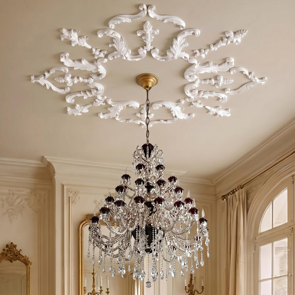 30.71 Inch Large Ceiling Medallion for Light Fixtures