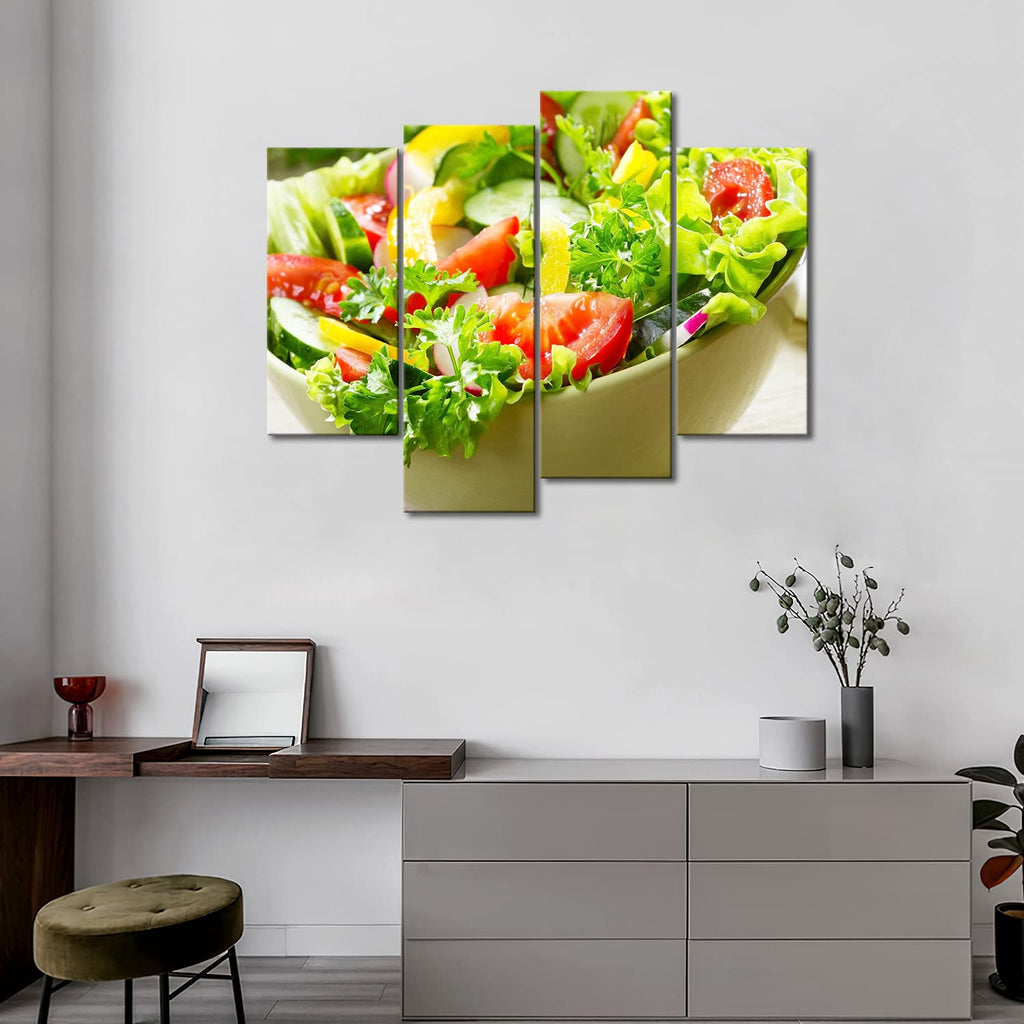 Salad Vegetable Wall Art Food Canvas Kitchen Painting The Picture Print On Canvas Food Pictures Decor Decoration Gift