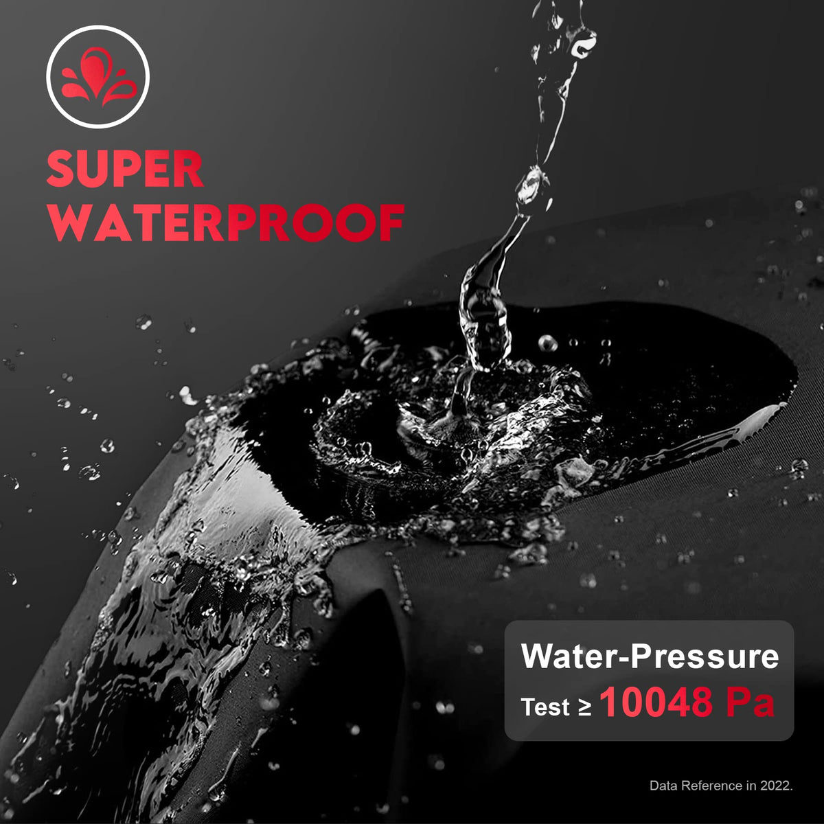 Fire Pit Cover Rectangular 44 Inch - Outdoor Fire Table Cover Rectangle Heavy Duty & Waterproof, 600D Patio Propane