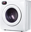 2.65 Cu.Ft Portable Dryer with Exhaust Hose, Clothes Dryer with Four Functions, 1400w Dryer Machine with Stainless