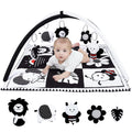 Play Activity Gym Tummy Time Mat for Infant,Baby Gyms & Playmats for Babies 0 to 3 6 9 12 Months with 5 Toys