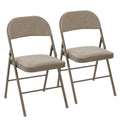 Padded Folding Chairs 6 Pack, Dining Patio Chairs, Outdoor Home