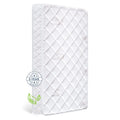 Premium Crib & Toddler Mattress,100% Knitted Fabric, Premium Fleece Surface-Hypoallergenic, 5" Thick Firm Soft Crib