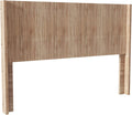 King Fluted Headboard ONLY - Wall Mount Wood Headboard, Rustic & Modern Farmhouse,Boho,Fluted Panel,Wingback Design