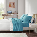 Cotton Blend Jersey Knit Sheet Set Twin XL Size, Teal
