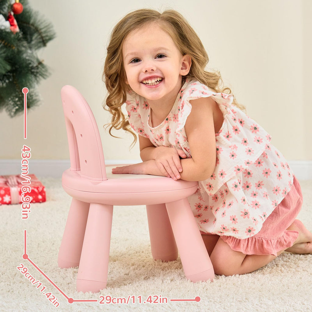 Toddler Chair, Ergonomic Kids Chair, Chair for Kids, Pink