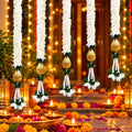 Diwali Decorations, 5 Pc Indian Decor Artificial Flower Garland 3Ft